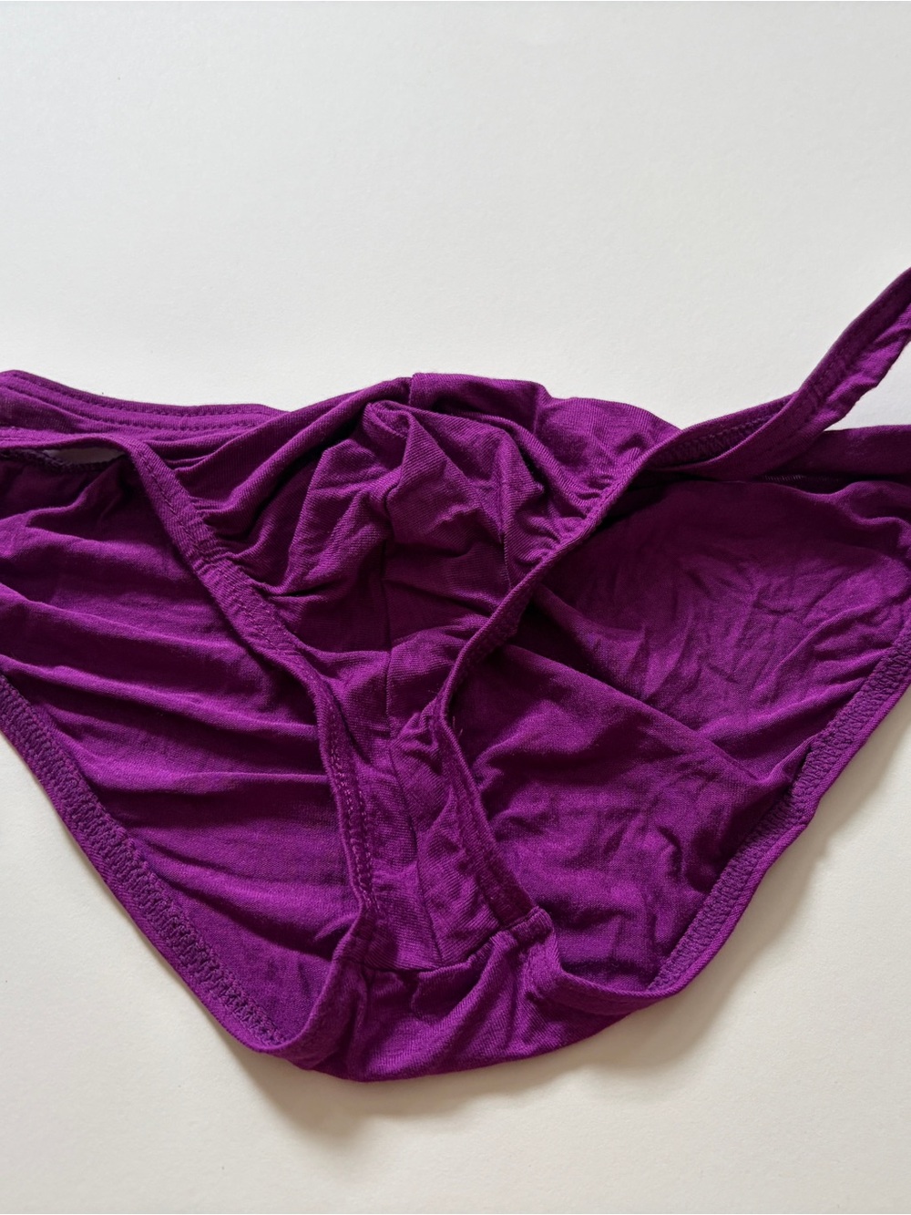 Men’s Stretch Cotton Briefs in Vibrant Purple - Comfortable Everyday Fit